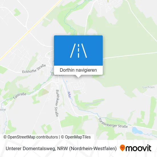 Unterer Domentalsweg Karte