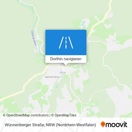 Wünnenberger Straße Karte