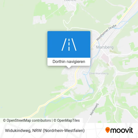Widukindweg Karte