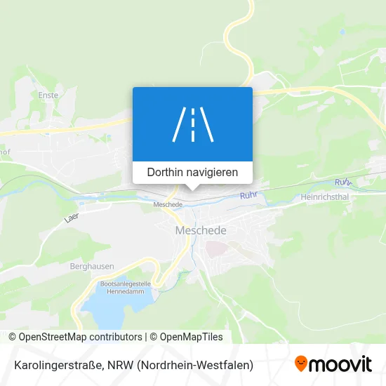 Karolingerstraße Karte