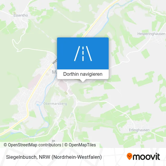 Siegelnbusch Karte
