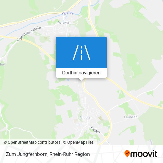 Zum Jungfernborn Karte