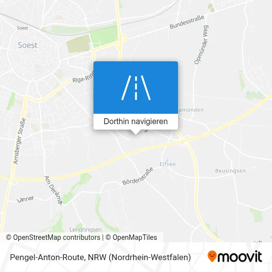 Pengel-Anton-Route Karte