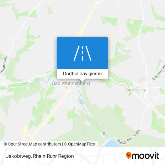 Jakobiweg Karte