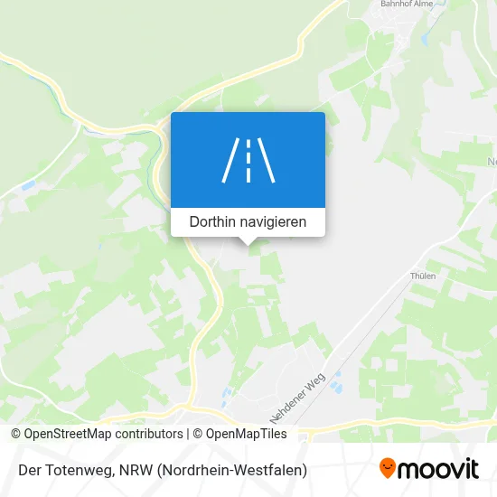 Der Totenweg Karte