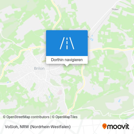 Voßloh Karte