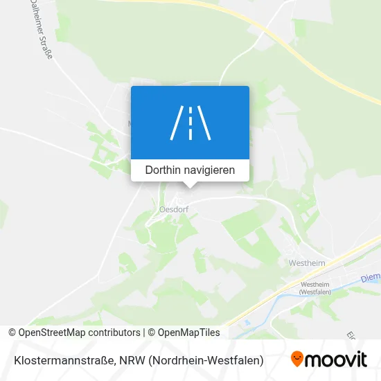 Klostermannstraße Karte