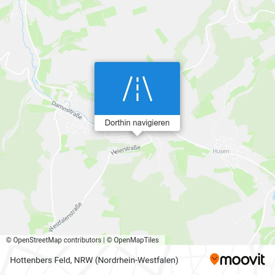 Hottenbers Feld Karte