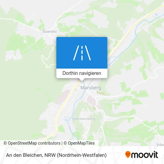 An den Bleichen Karte