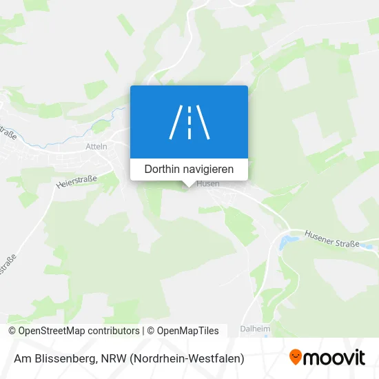 Am Blissenberg Karte