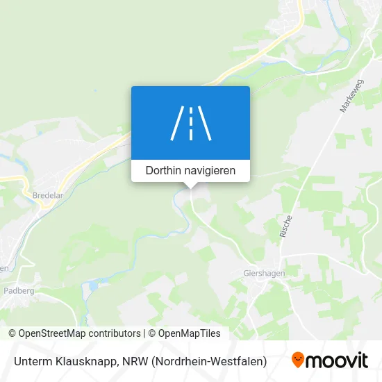 Unterm Klausknapp Karte