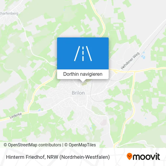 Hinterm Friedhof Karte