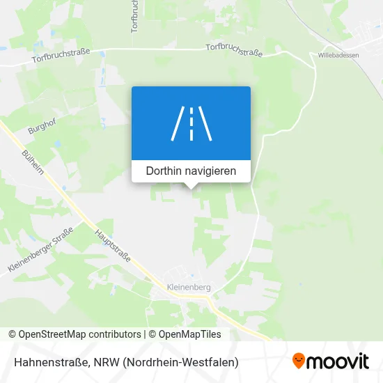 Hahnenstraße Karte