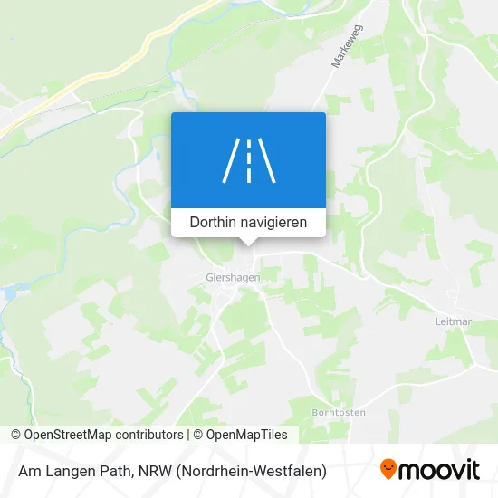 Am Langen Path Karte