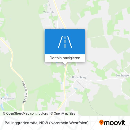 Bellinggradtstraße Karte