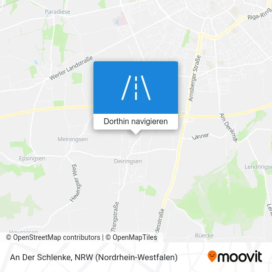 An Der Schlenke Karte