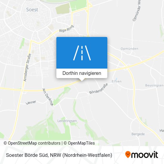 Soester Börde Süd Karte