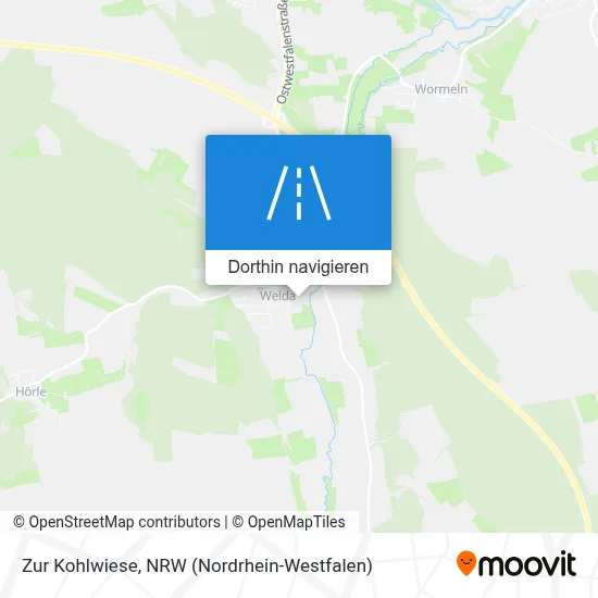 Zur Kohlwiese Karte