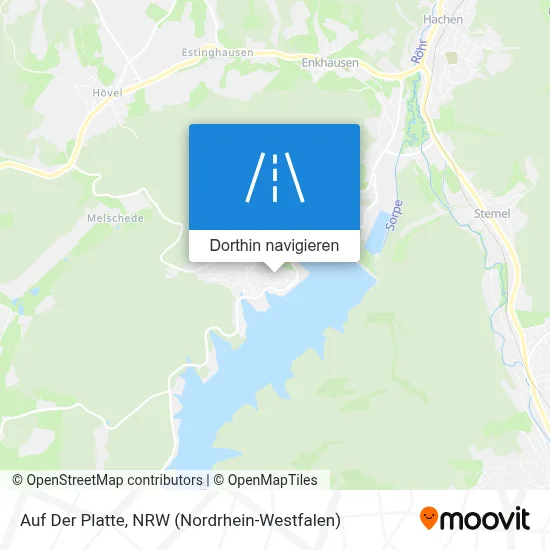 Auf Der Platte Karte