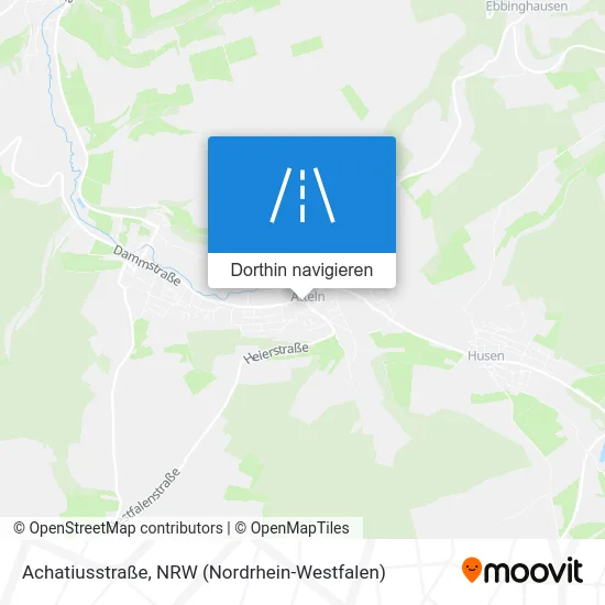 Achatiusstraße Karte