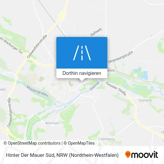 Hinter Der Mauer Süd Karte