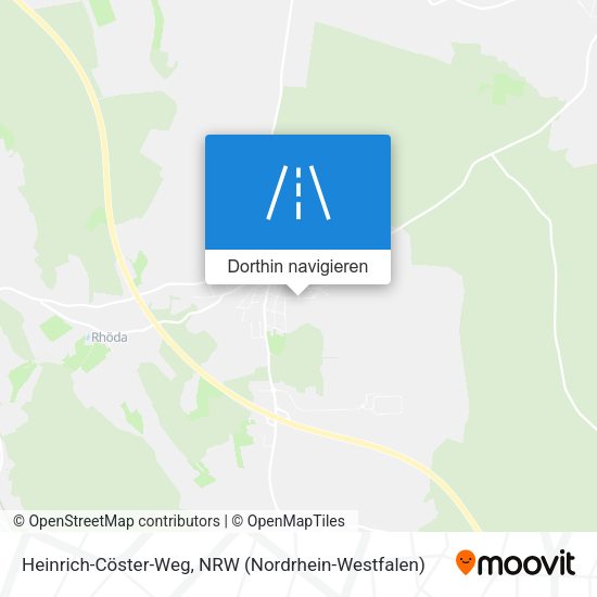 Heinrich-Cöster-Weg Karte