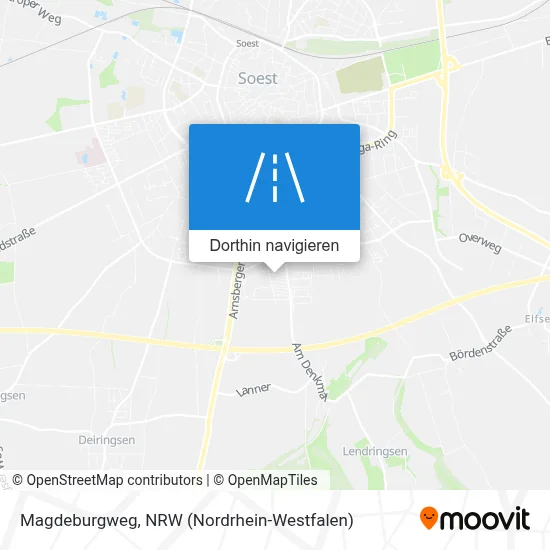 Magdeburgweg Karte