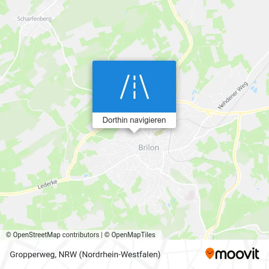 Gropperweg Karte