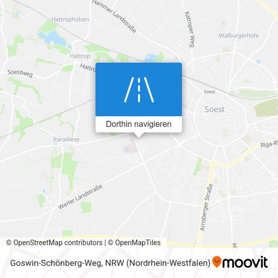 Goswin-Schönberg-Weg Karte