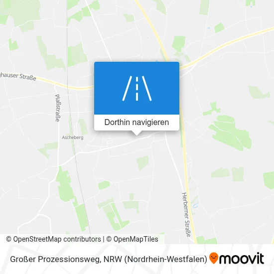 Großer Prozessionsweg Karte