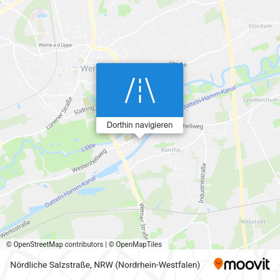 Nördliche Salzstraße Karte