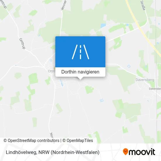Lindhövelweg Karte