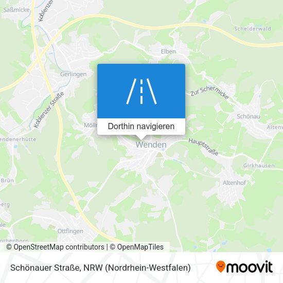 Schönauer Straße Karte
