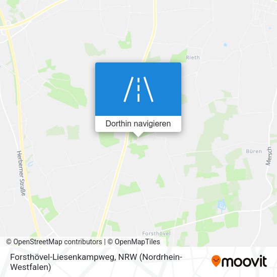 Forsthövel-Liesenkampweg Karte