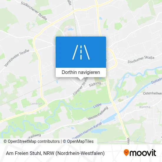 Am Freien Stuhl Karte