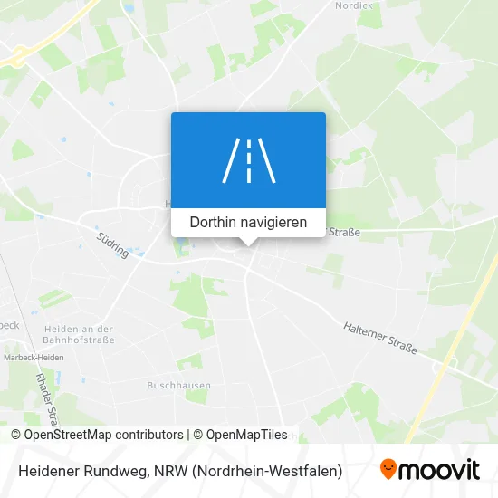 Heidener Rundweg Karte