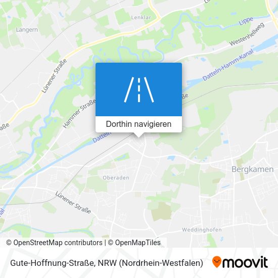 Gute-Hoffnung-Straße Karte