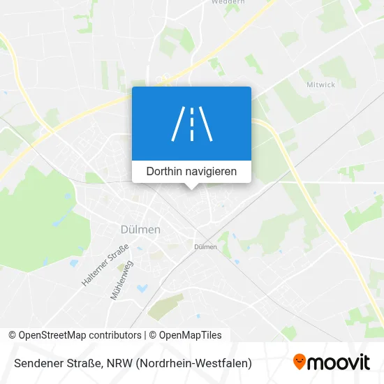 Sendener Straße Karte