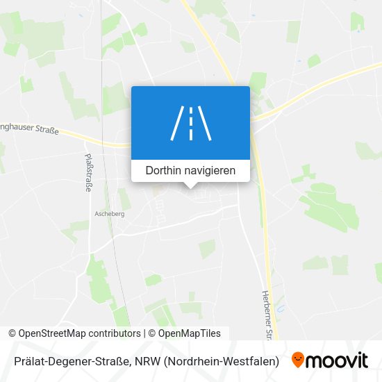 Prälat-Degener-Straße Karte