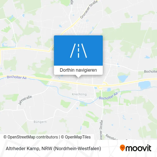 Altrheder Kamp Karte