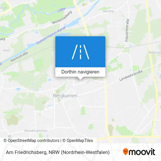 Am Friedrichsberg Karte