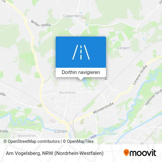Am Vogelsberg Karte