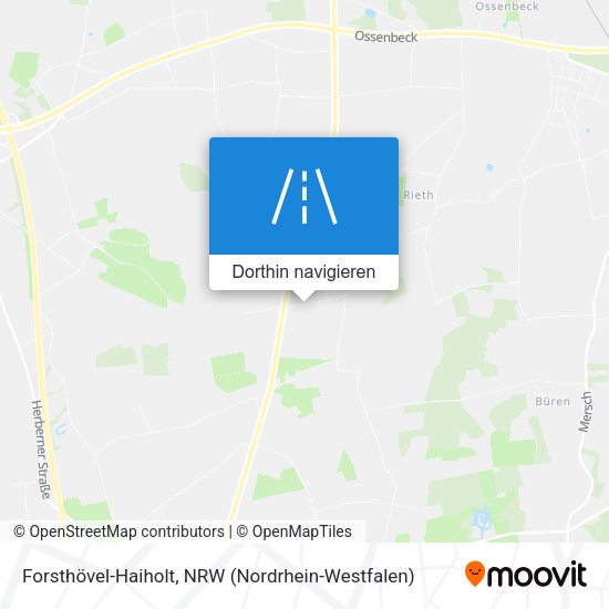 Forsthövel-Haiholt Karte