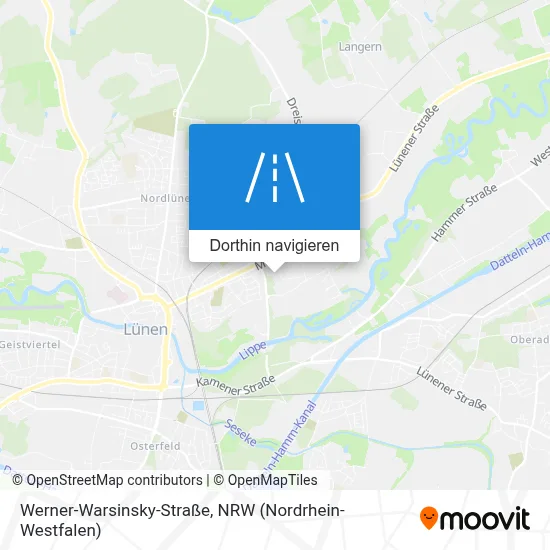 Werner-Warsinsky-Straße Karte