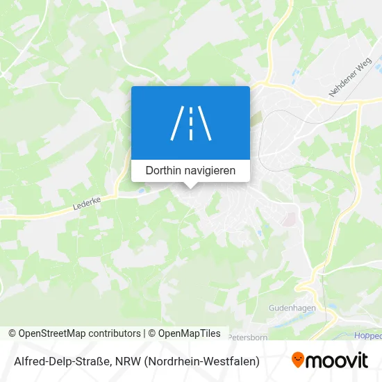 Alfred-Delp-Straße Karte