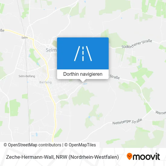 Zeche-Hermann-Wall Karte