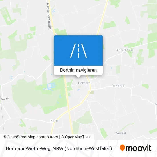 Hermann-Wette-Weg Karte