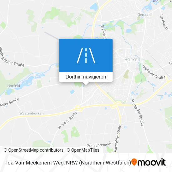 Ida-Van-Meckenem-Weg Karte