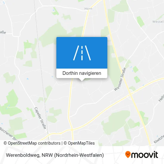 Werenboldweg Karte