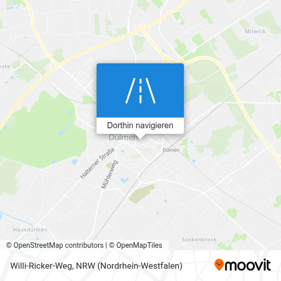 Willi-Ricker-Weg Karte